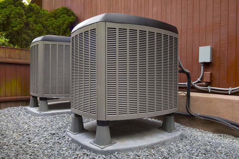 HVAC heating and air conditioning residential units.