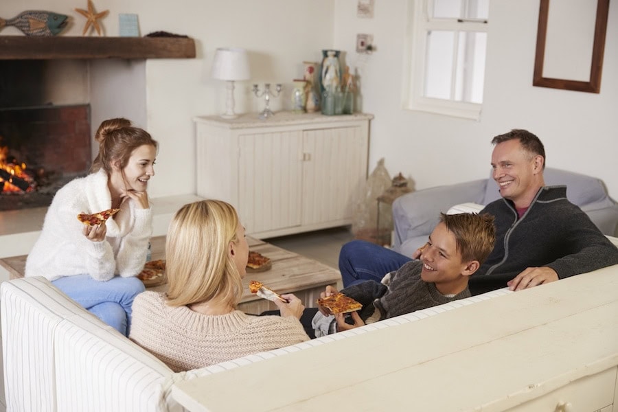 Family warm inside in Salem Oregon|Family warm inside in Salem Oregon