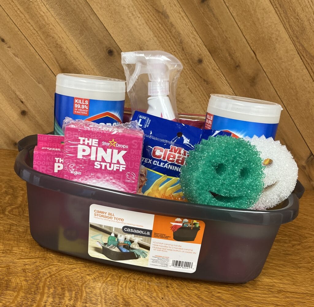 Spring has arrived, and that means it’s time to refresh your home—enter our Spring Cleaning Giveaway for a chance to win a basket full of cleaning supplies! Basket includes the pink stuff, scrub daddy, lysol wipes and more!